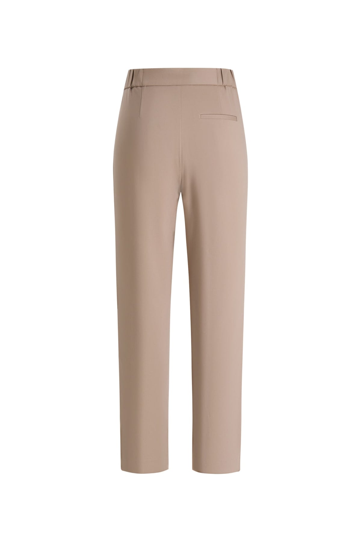 Cotton Nylon Double Weave Comfort Skinny Casual Pants