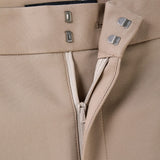 Cotton Nylon Double Weave Comfort Skinny Casual Pants