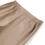 Cotton Nylon Double Weave Comfort Skinny Casual Pants