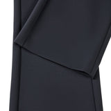 Multi-Way Stretch Nylon Plain Weave Comfort Slim Boot Casual Pants with Belt