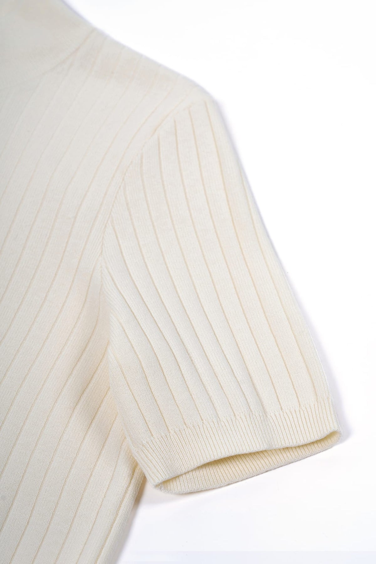 Poly Blend Regular Fit Mock Neck Sweater