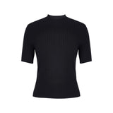 Poly Blend Regular Fit Mock Neck Sweater