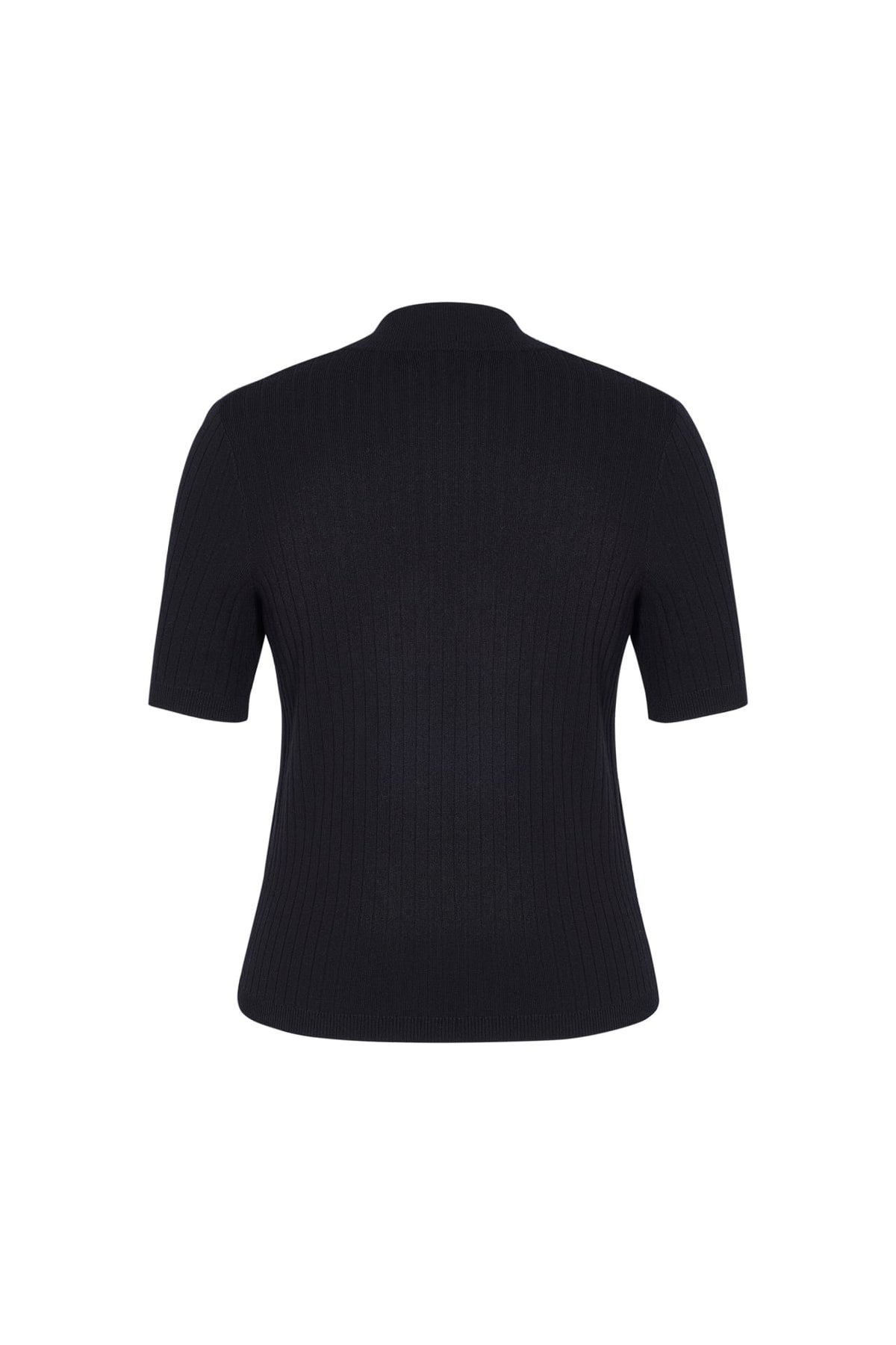 Poly Blend Regular Fit Mock Neck Sweater