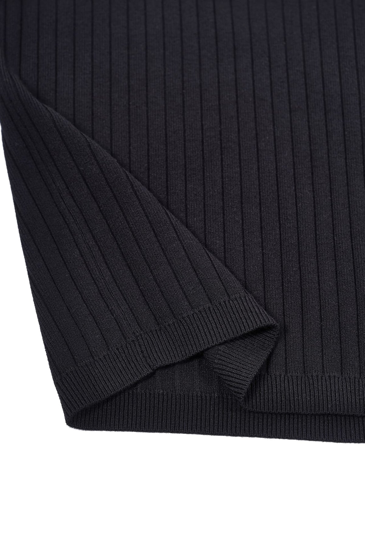 Poly Blend Regular Fit Mock Neck Sweater