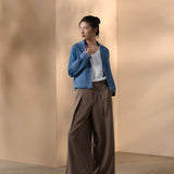 Cotton Lapel Collar Denim Jacket