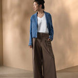 Cotton Lapel Collar Denim Jacket