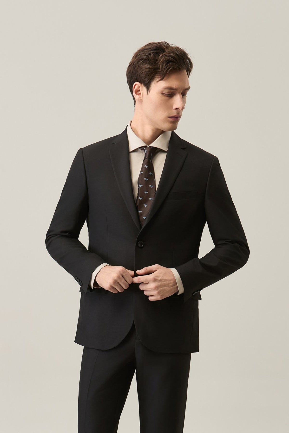 G2000 - Suits - Anti-Electrostatic Poly Twill Regular Fit Suit Blazer - Black - Regular