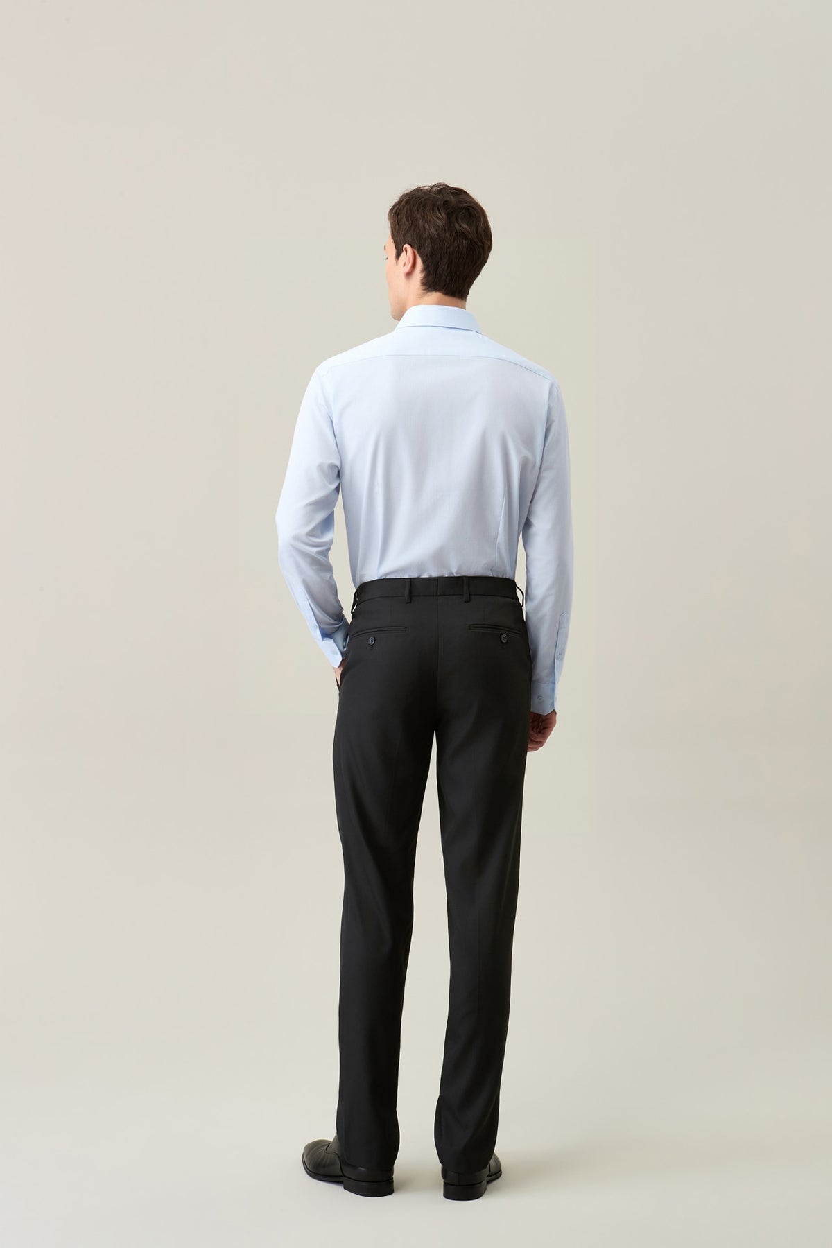G2000 - Shirts - Non-Iron Easy Care Cotton Blend 2 Tone Smart Fit Long Sleeve Shirt