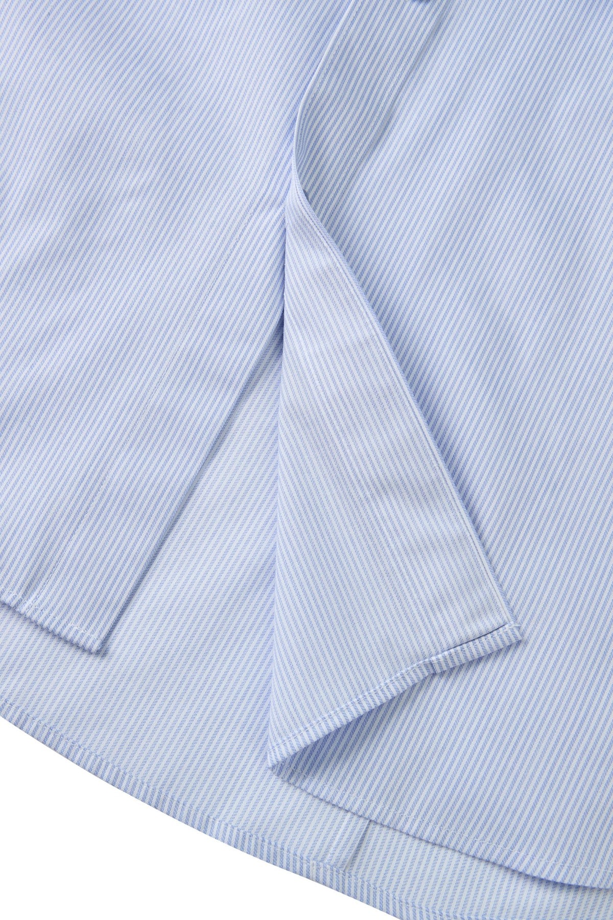 G2000 - Shirts - Non-Iron Easy Care Cotton Blend Stripe Smart Fit Long Sleeve Shirt