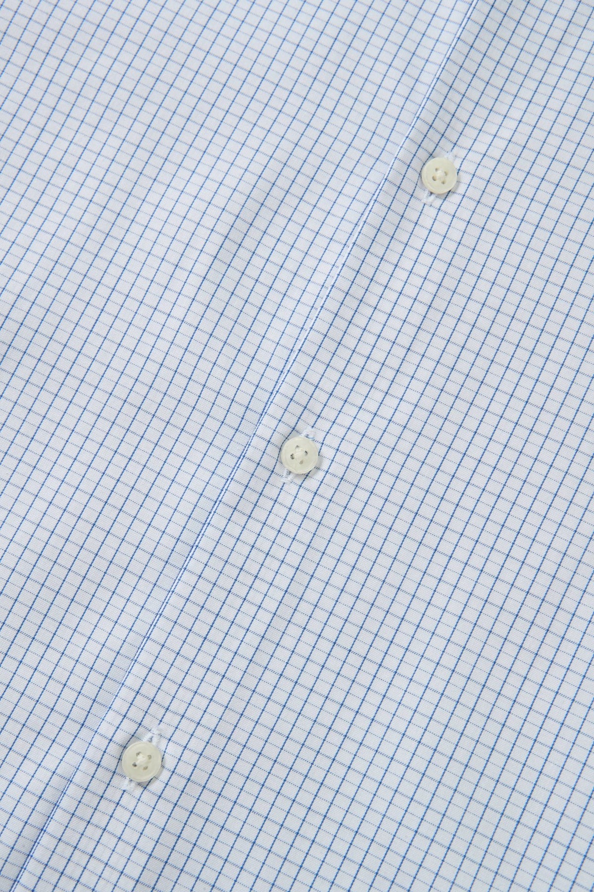 Non-Iron Easy Care Cotton Blend Check Smart Fit Long Sleeve Shirt