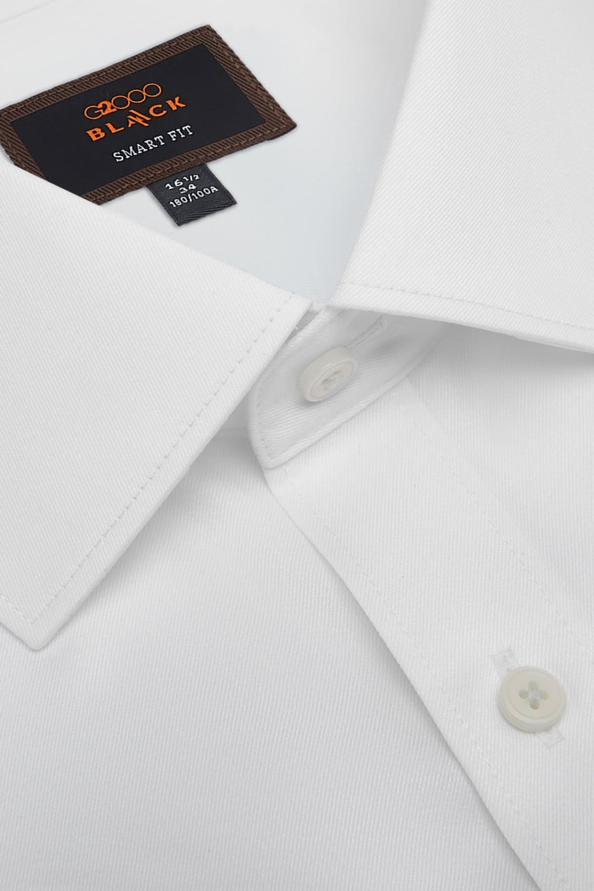 Non-Iron 200/2 Pure Cotton Fine Twill Smart Fit Long Sleeve Shirt