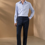 Non-Iron 200/2 Pure Cotton Fine Twill Smart Fit Long Sleeve Shirt