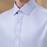 Non-Iron 200/2 Pure Cotton Fine Twill Smart Fit Long Sleeve Shirt