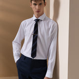 Non-Iron Temperature Regulating Texture Smart Fit Long Sleeve Shirt