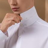 Non-Iron Temperature Regulating Texture Smart Fit Long Sleeve Shirt