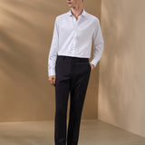 Non-Iron 200/2 Pure Cotton Fine Twill Smart Fit Long Sleeve Shirt