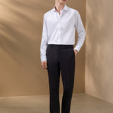 Non-Iron 200/2 Pure Cotton Fine Twill Smart Fit Long Sleeve Shirt
