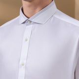 Non-Iron 200/2 Pure Cotton Fine Twill Smart Fit Long Sleeve Shirt