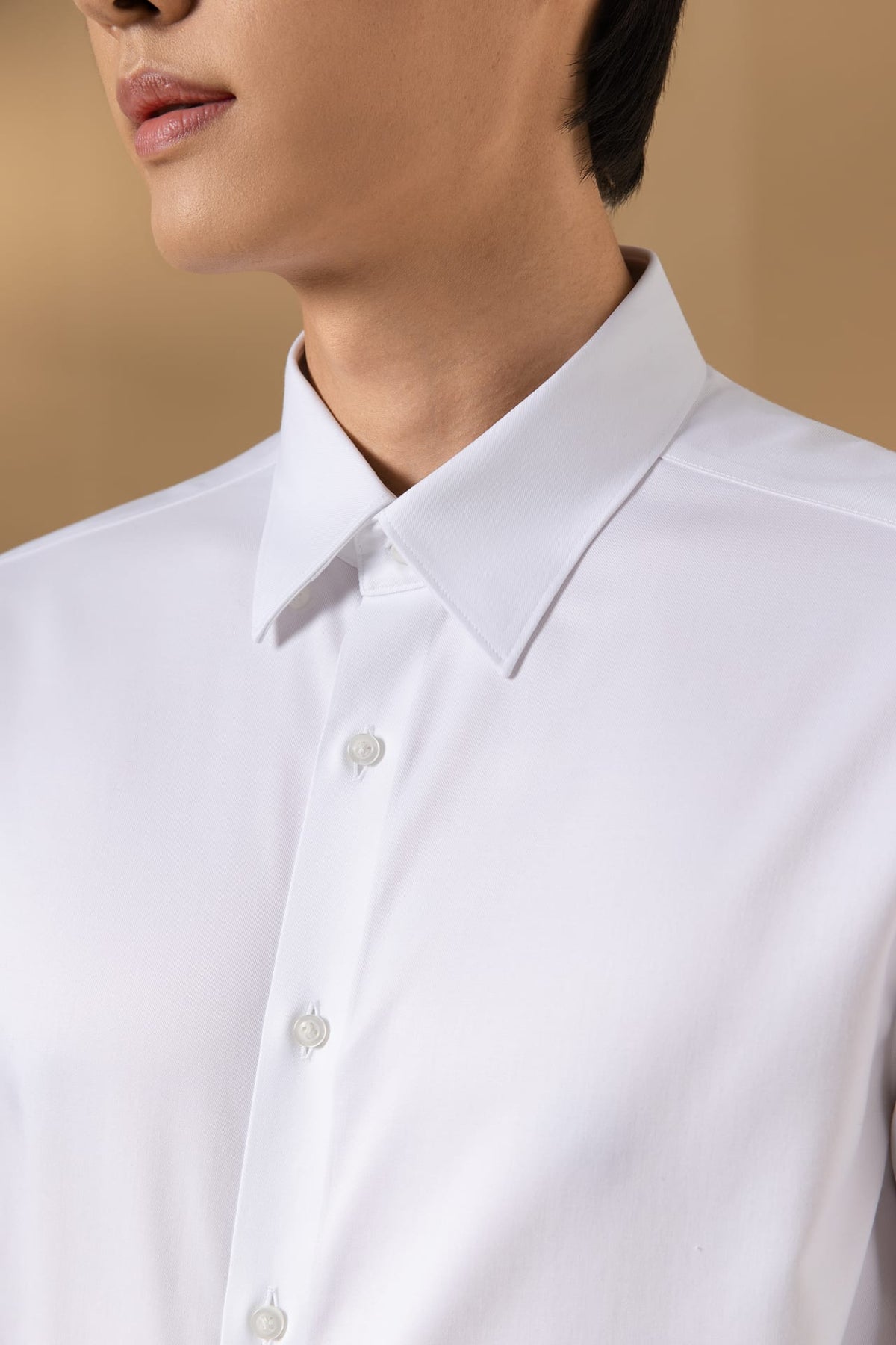 Non-Iron Temperature Regulating Fine Twill Smart Fit Long Sleeve Shirt