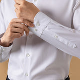 Non-Iron Temperature Regulating Fine Twill Smart Fit Long Sleeve Shirt