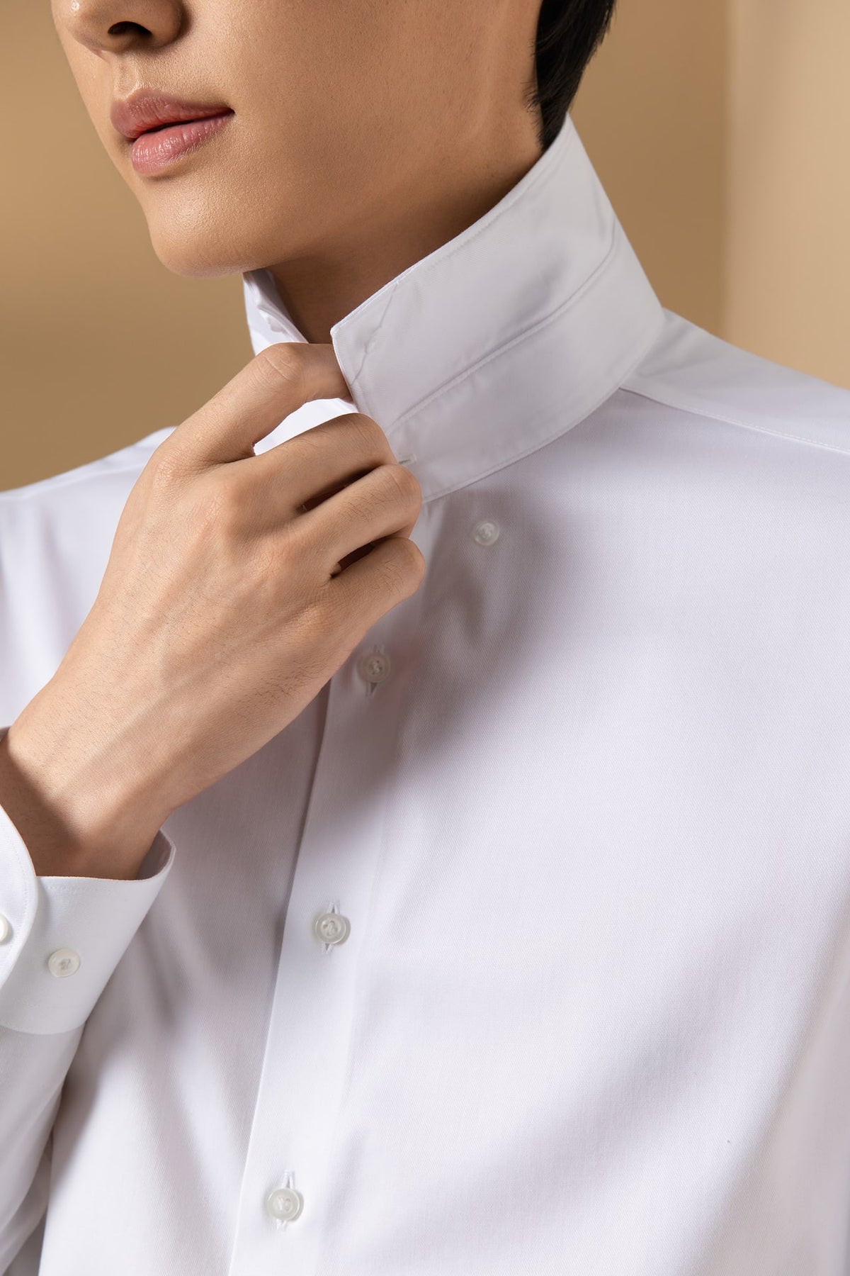 Non-Iron Temperature Regulating Fine Twill Smart Fit Long Sleeve Shirt