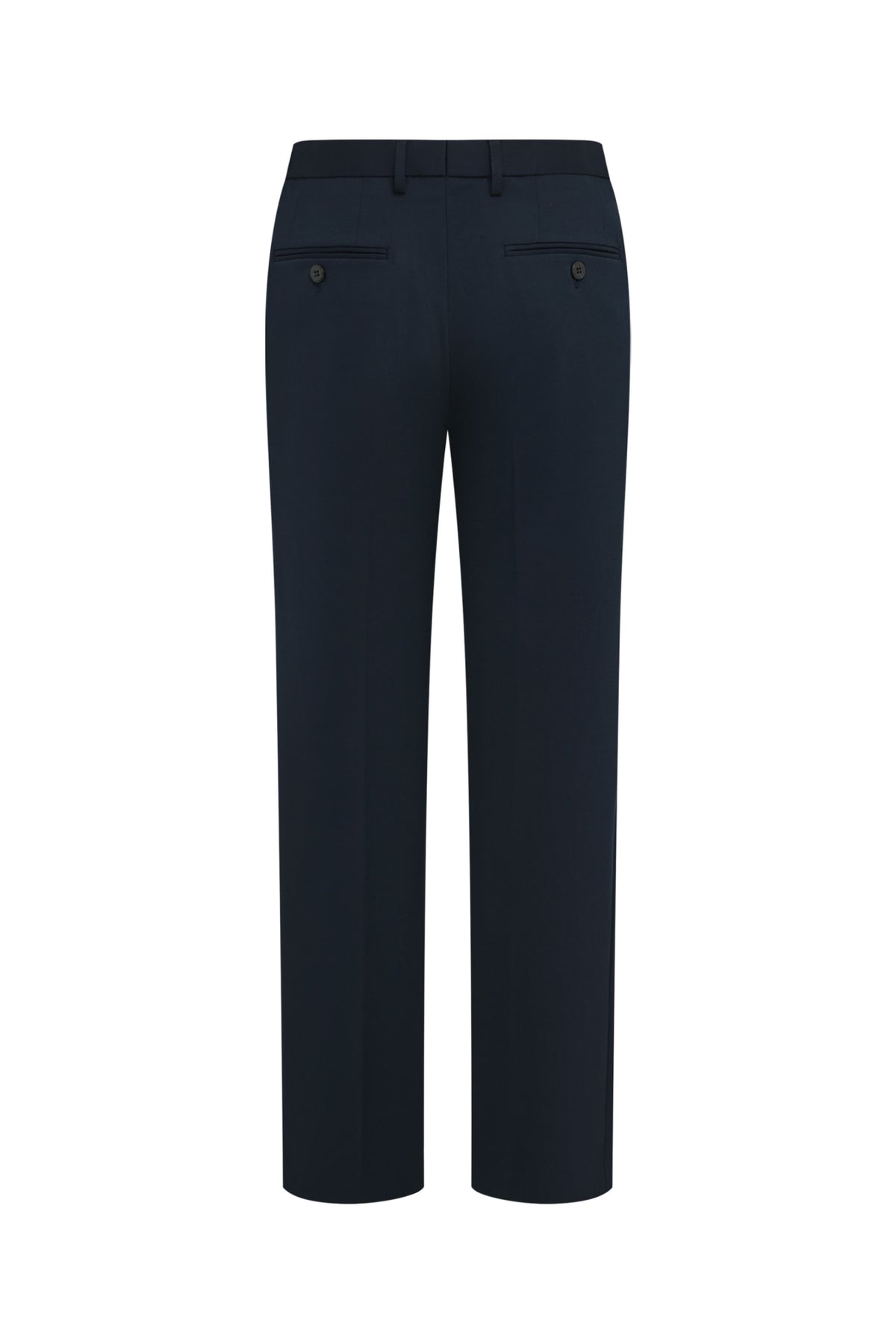 Wool Blend Smart Fit Suit Pants with Hidden Elastic Waistband