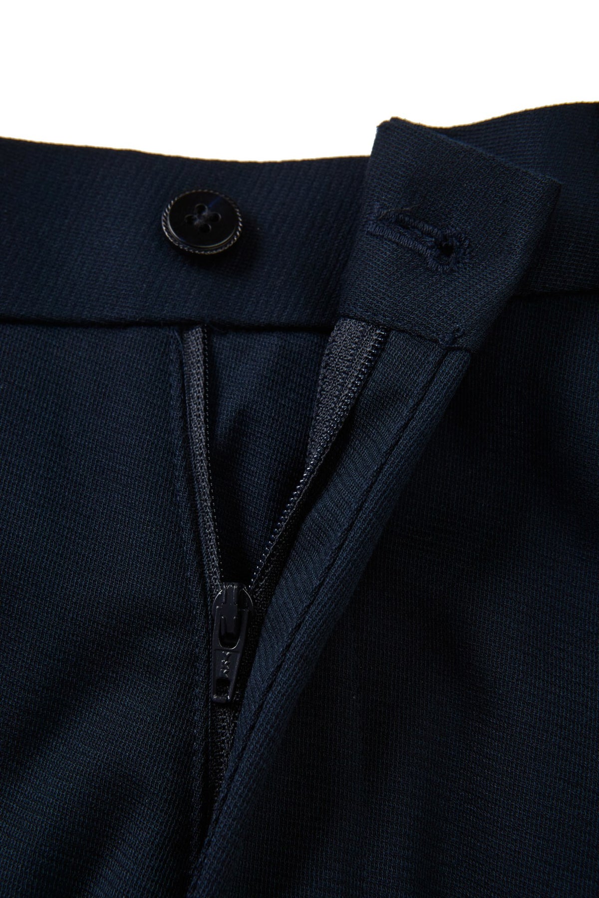 Wool Blend Smart Fit Suit Pants with Hidden Elastic Waistband