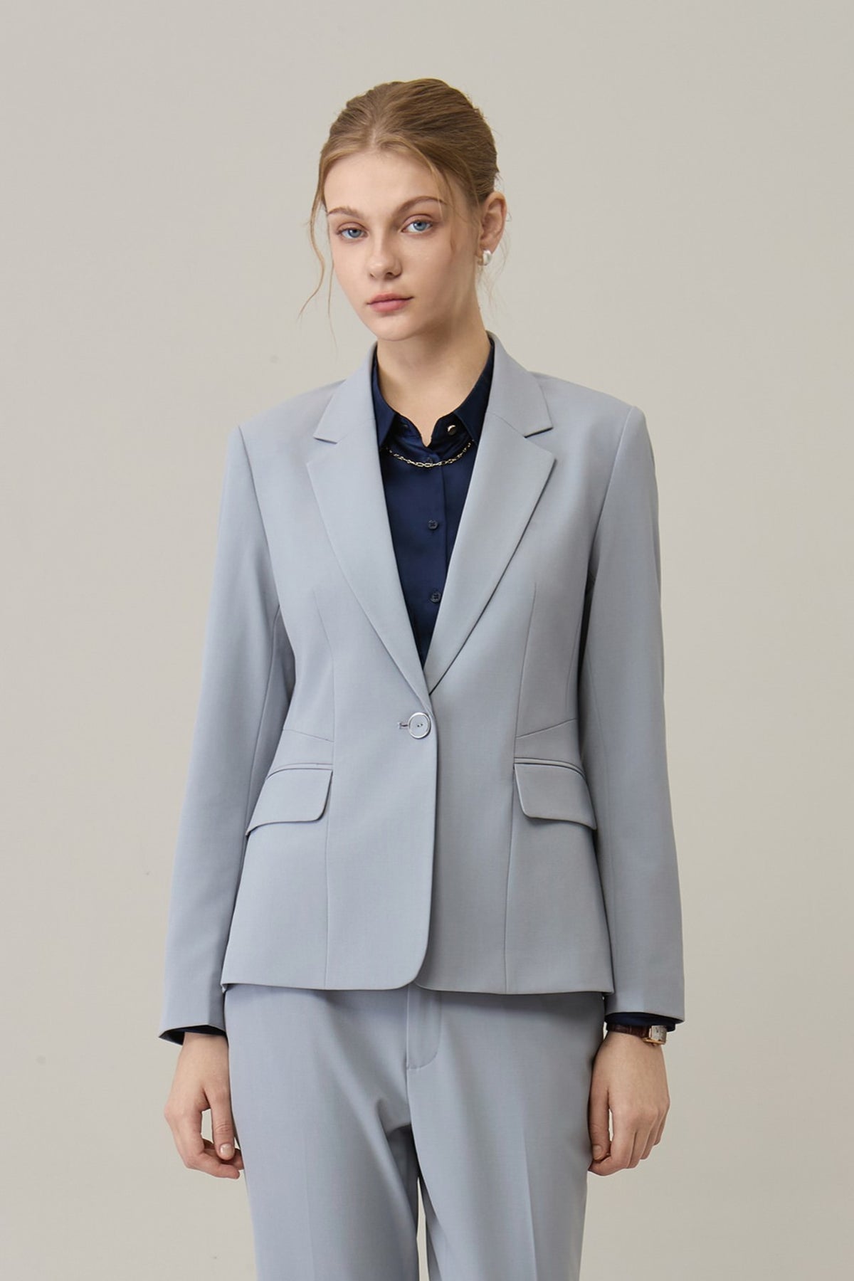 Poly Crepe Comfort Fit Suit Blazer