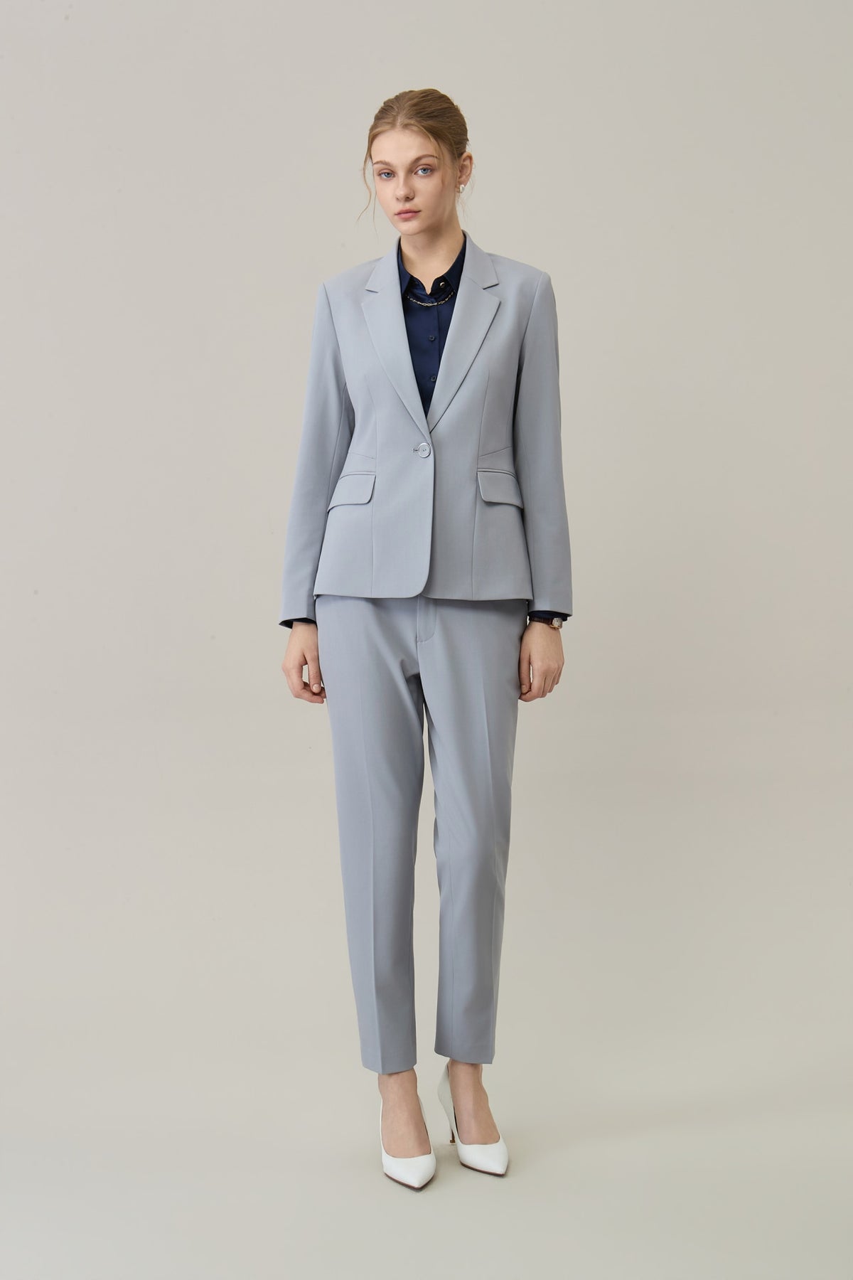Poly Crepe Comfort Fit Suit Blazer