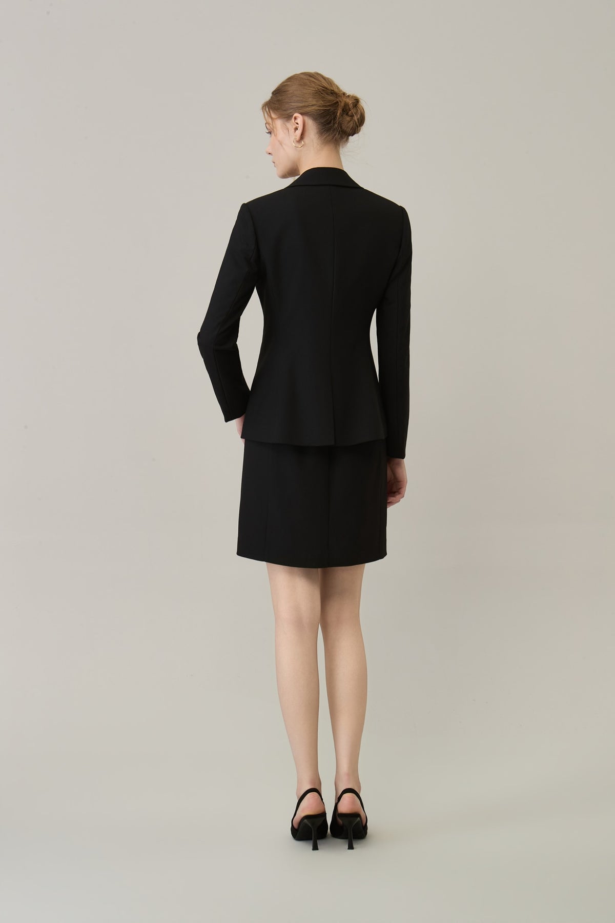 Poly Rayon Twill Slim Fit Suit Blazer