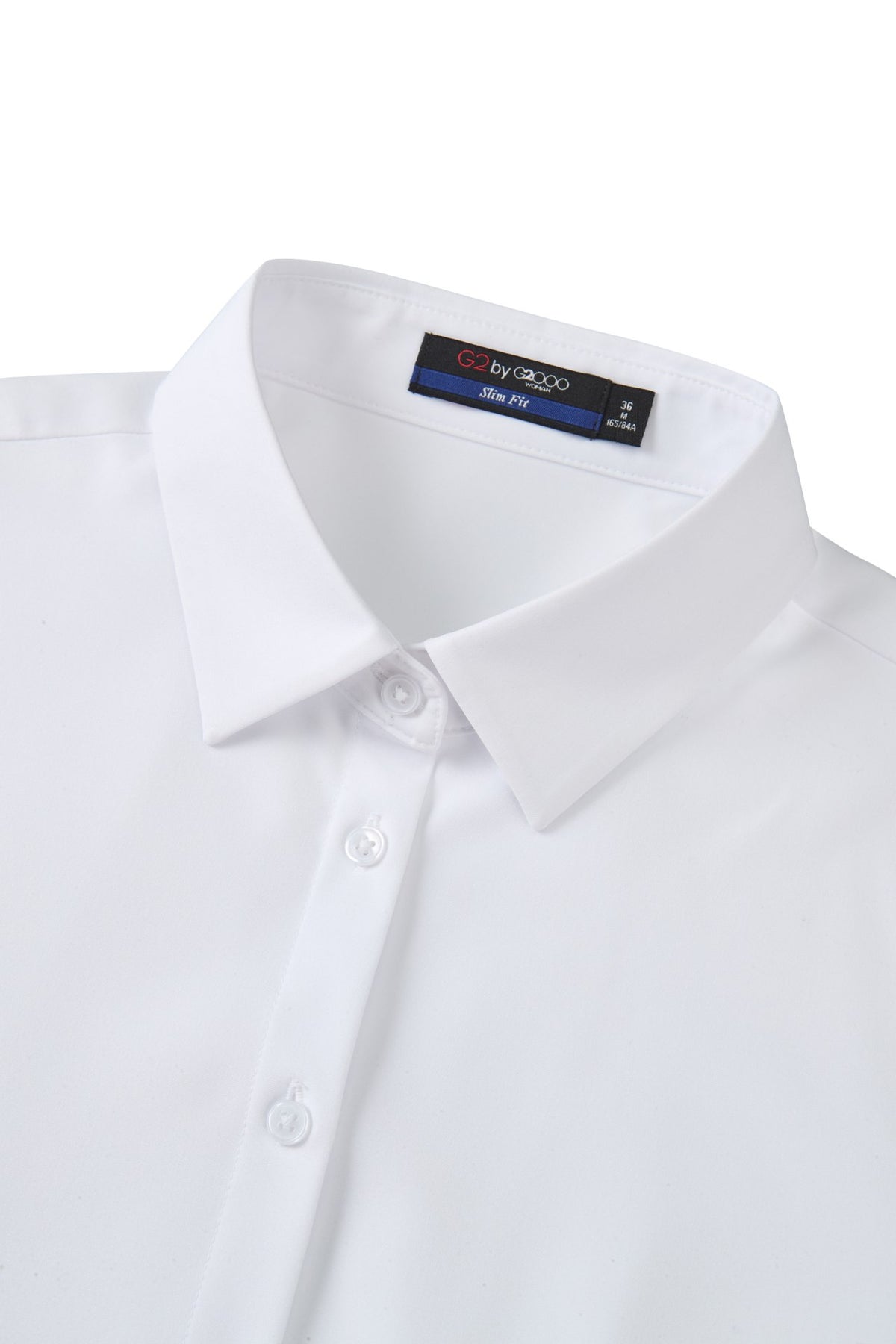 Non-Iron Dry Stretch Poplin Slim Fit Long Sleeve Shirt with Detachable Bow Tie