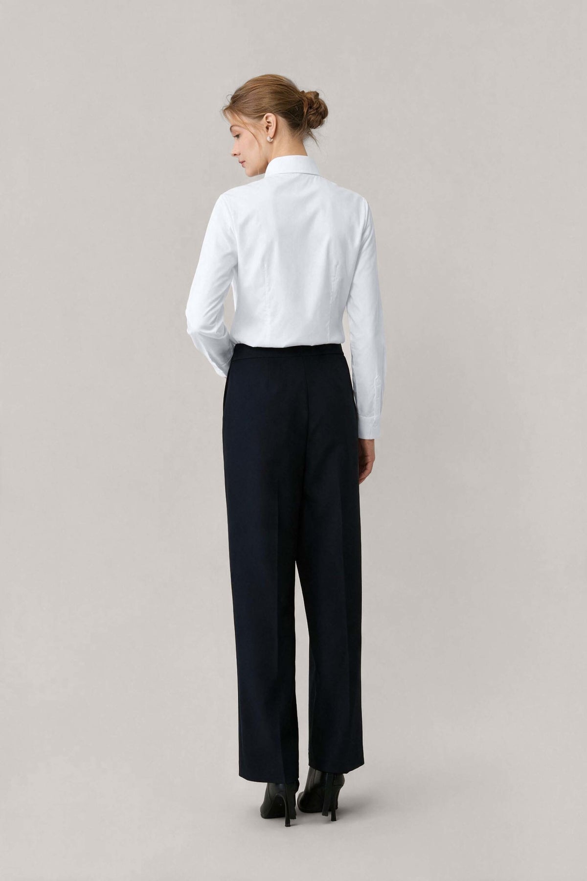 Non-Iron Cotton Blend Popln Slim Fit Long Sleeve Shirt