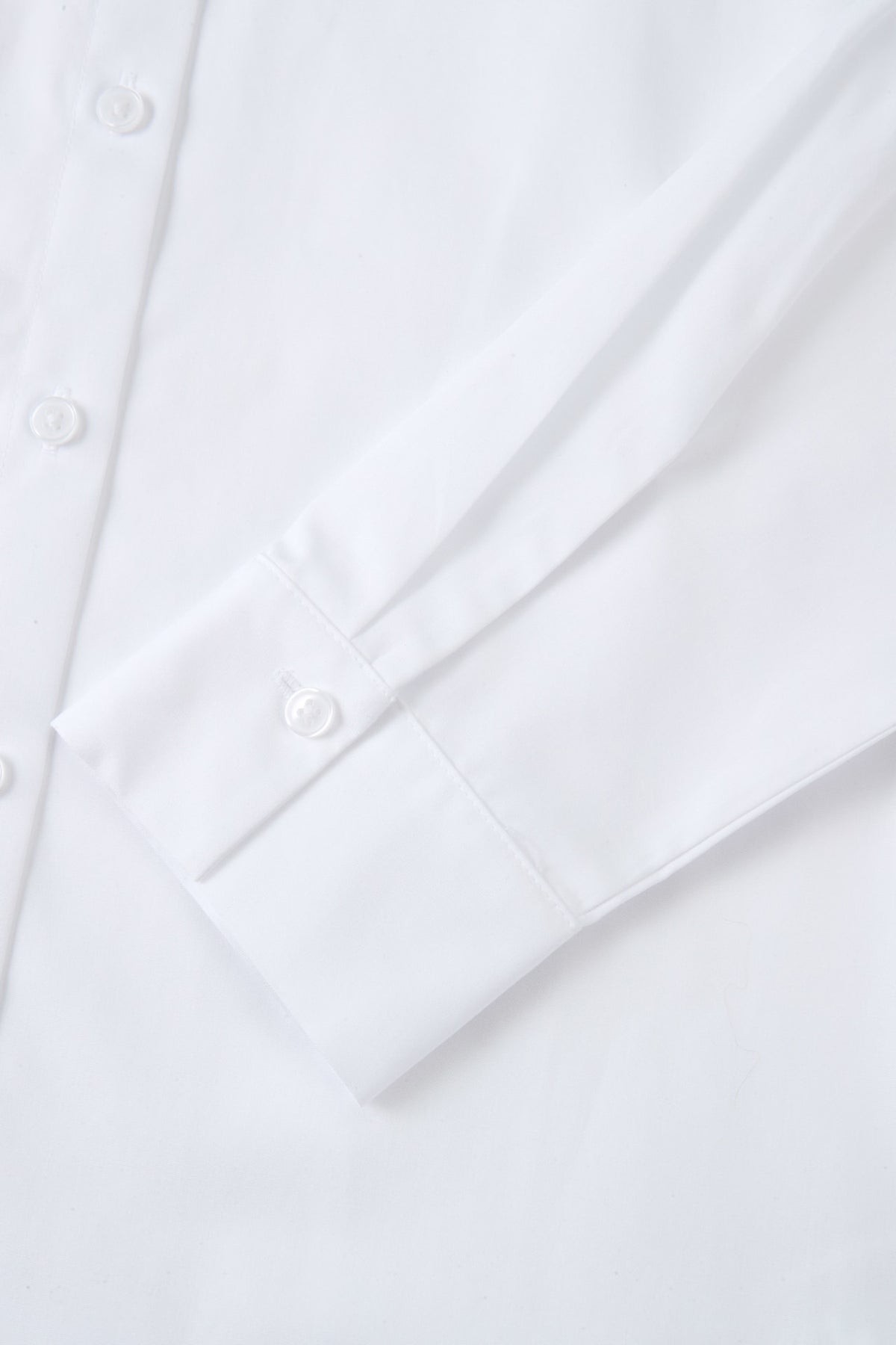 Non-Iron Cotton Blend Popln Slim Fit Long Sleeve Shirt