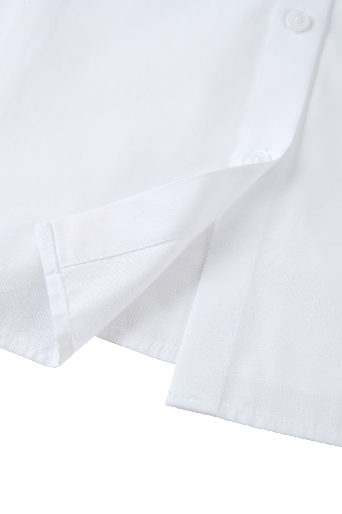 Non-Iron Cotton Blend Popln Slim Fit Long Sleeve Shirt