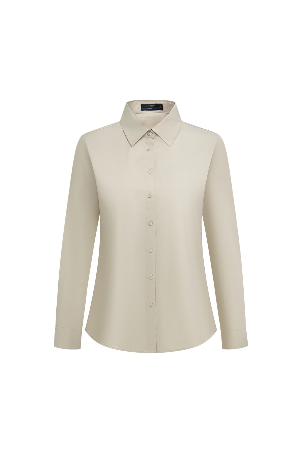 Non-Iron Cotton Blend Popln Slim Fit Long Sleeve Shirt