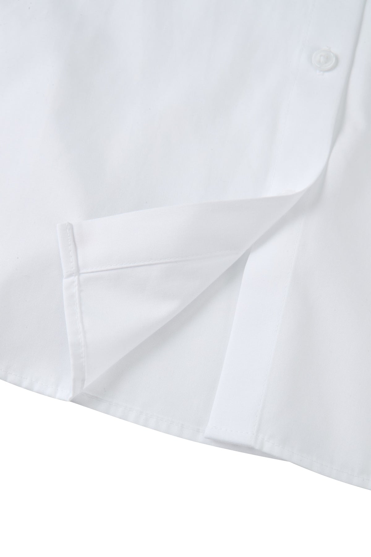 Non-Iron Cotton Blend Popln Comfort Fit Long Sleeve Shirt