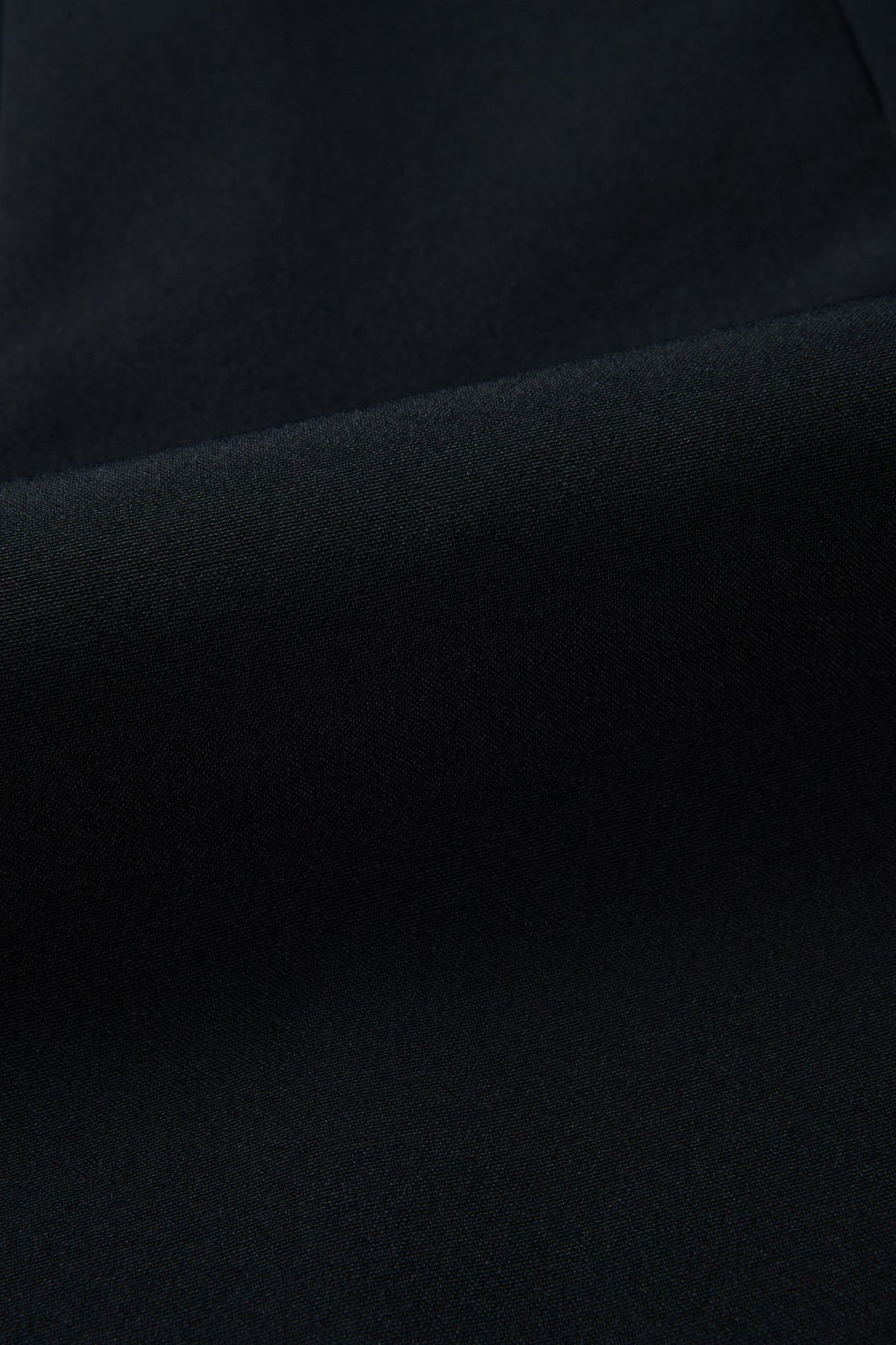 Poly Plain Weave Round Neck A-Shape Dress