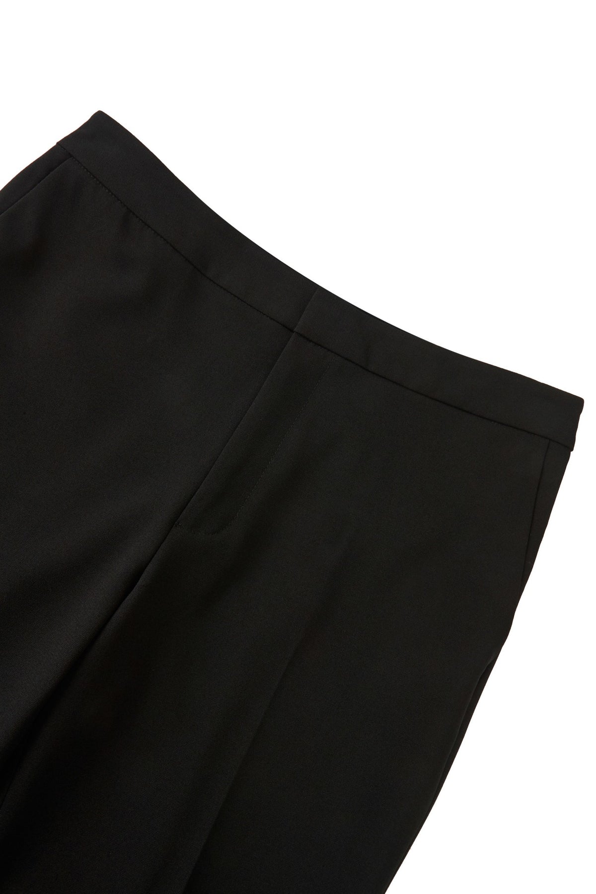 Poly Crepe Cigarette Hip Hanger Suit Pants