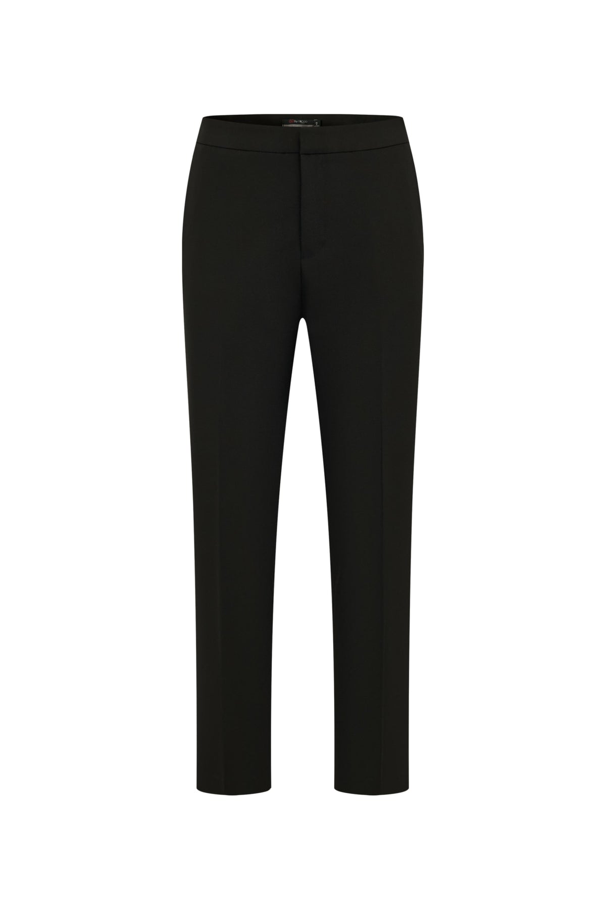 Poly Plain Weave Cigarette Hip Hanger Suit Pants