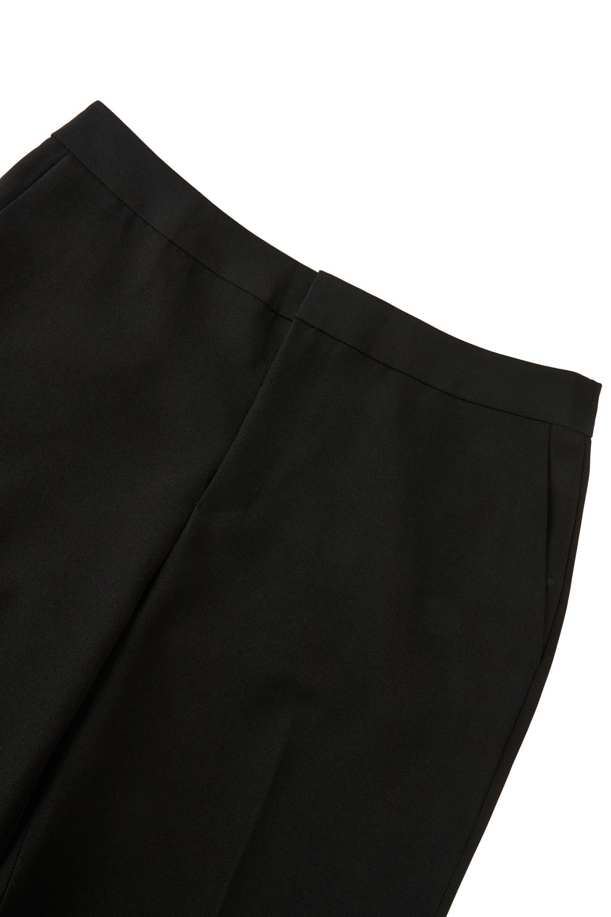 Poly Plain Weave Cigarette Hip Hanger Suit Pants
