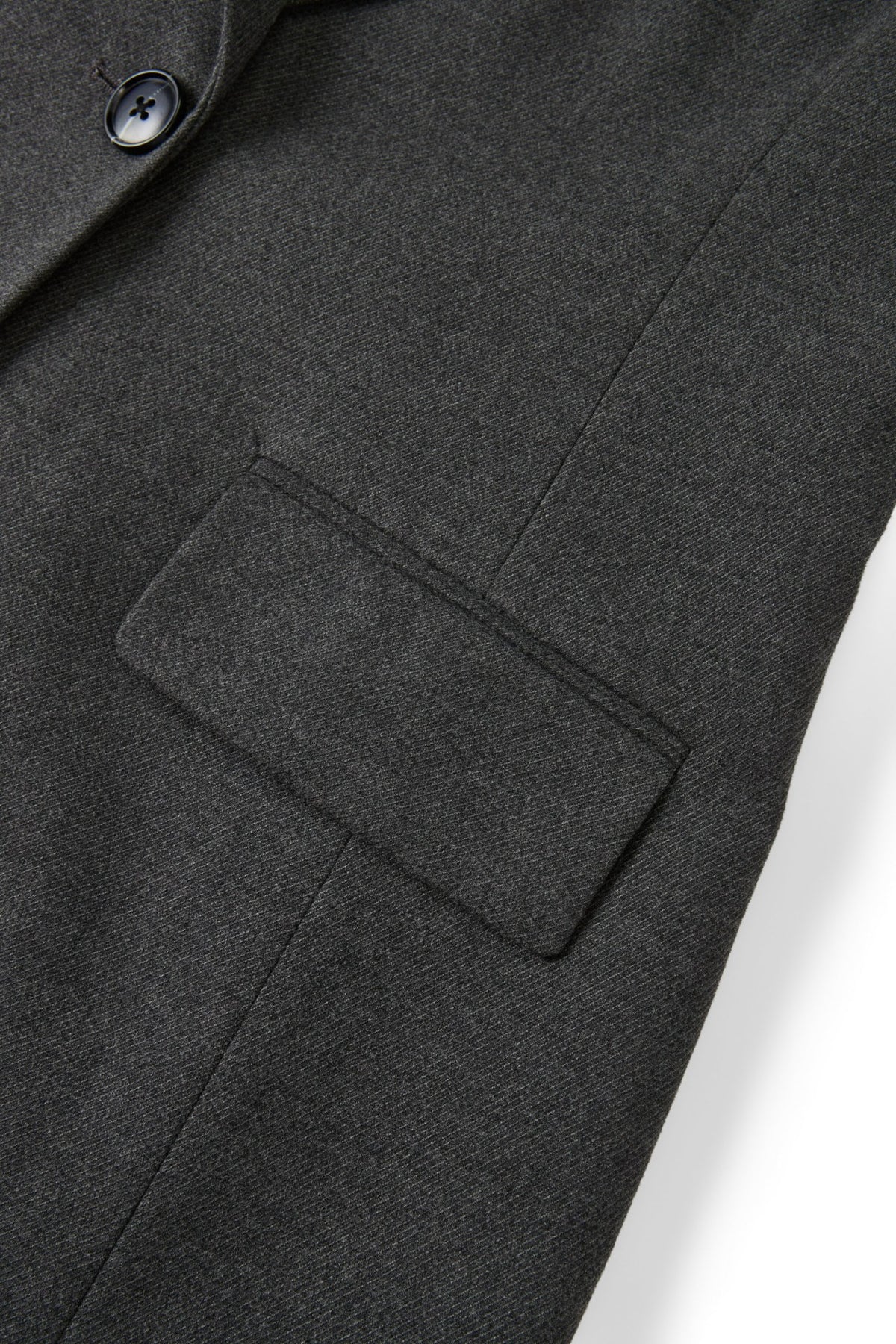 Belted Sleeveless Twill Relax Fit Suit Blazer