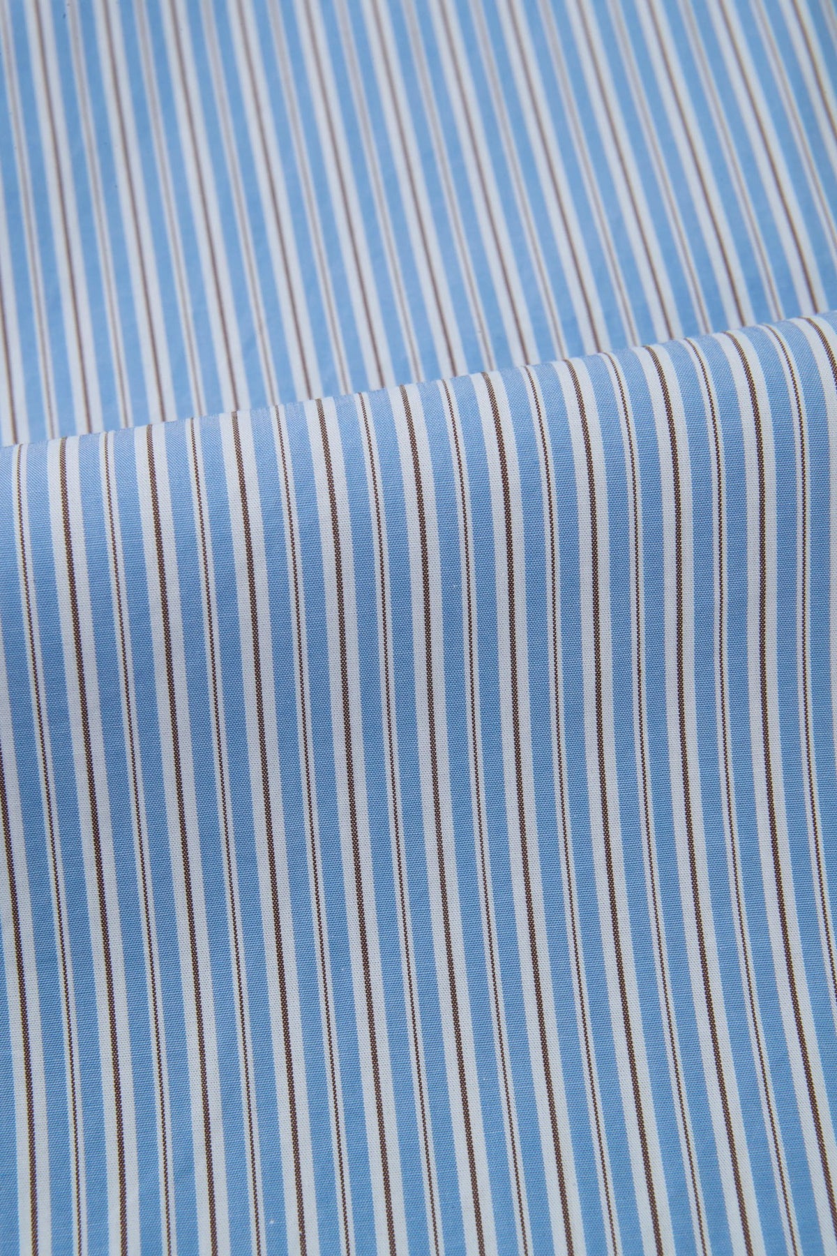 Pure Cotton Stripe Relax Fit Pocket Shirt