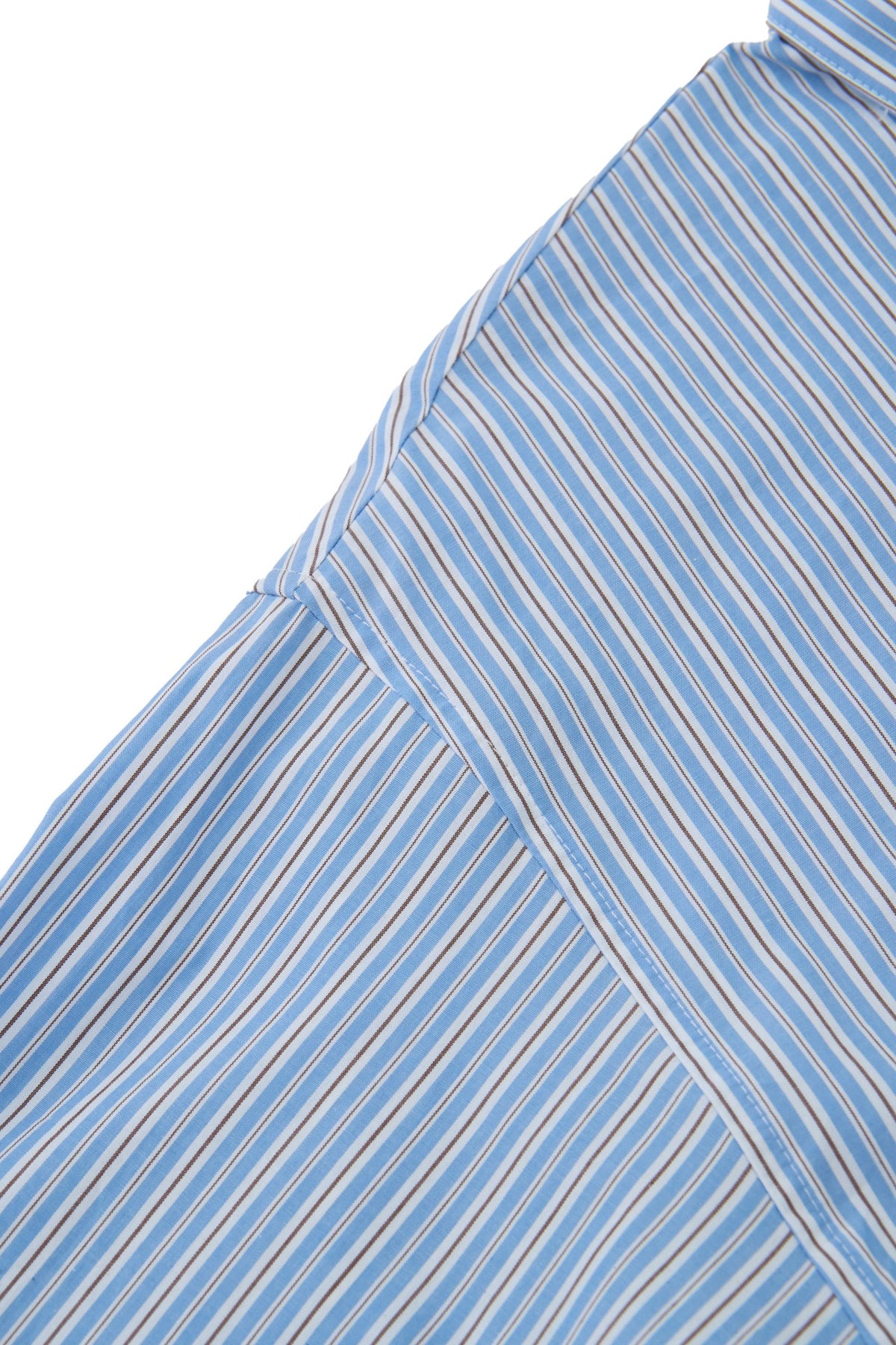 Pure Cotton Stripe Relax Fit Pocket Shirt